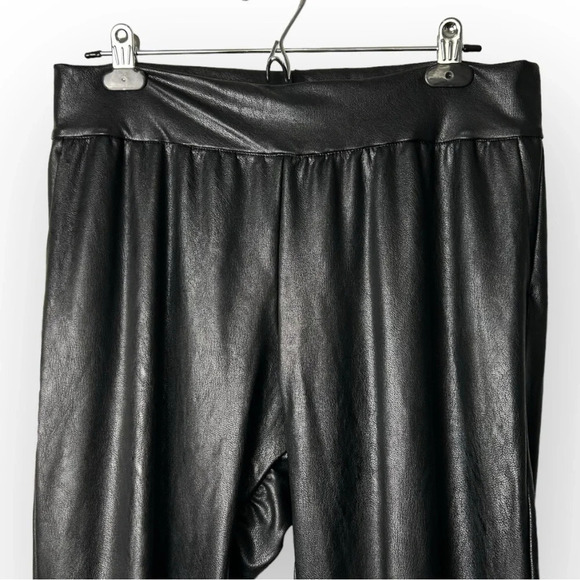 Commando NWT Black Faux  Leather Joggers L - Picture 6 of 8